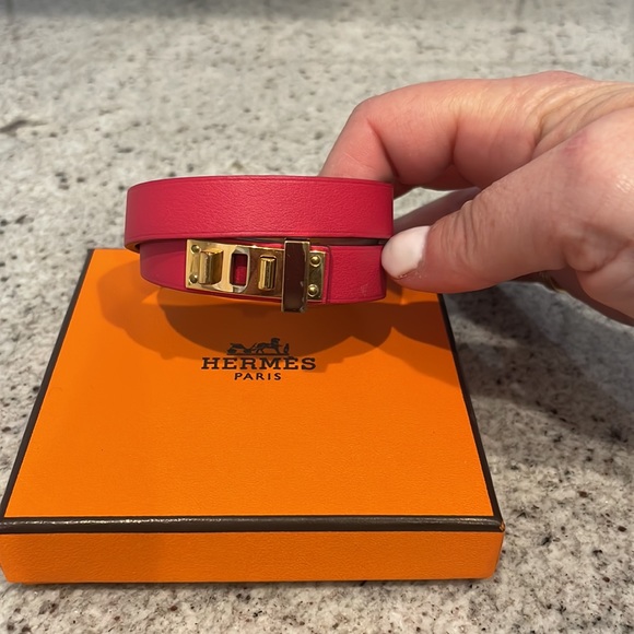 100% Authentic Hermes Mimi Kelly Double Tour Bracelet - Picture 2 of 5